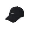 Women's Clover Heart Glitter Embroidered Ball Cap Black 189471
