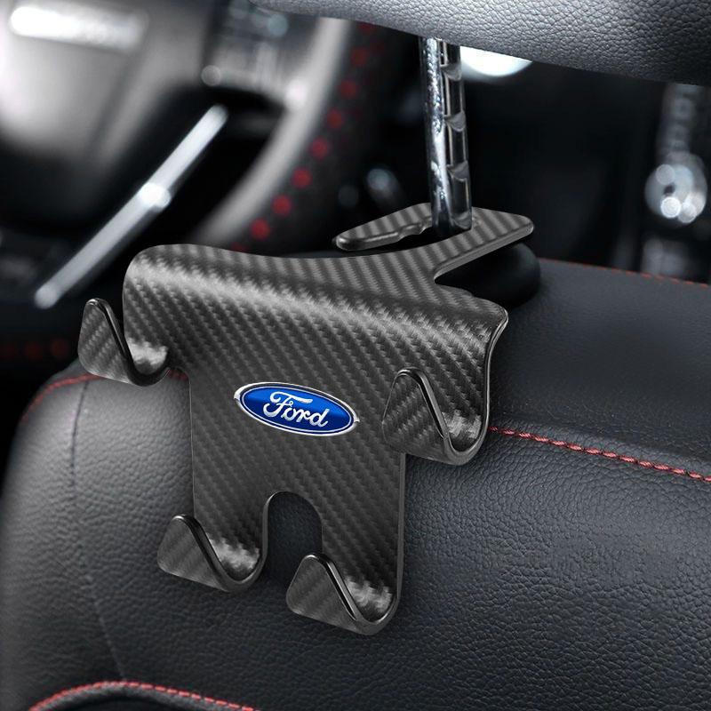 Car Seat Headrest Hook Auto Back Seat Organizer Accessories For Ford Focus Mk2 Mk3 Fiesta Ranger Mondeo S-MAX Kuga Mustang Auto Goods