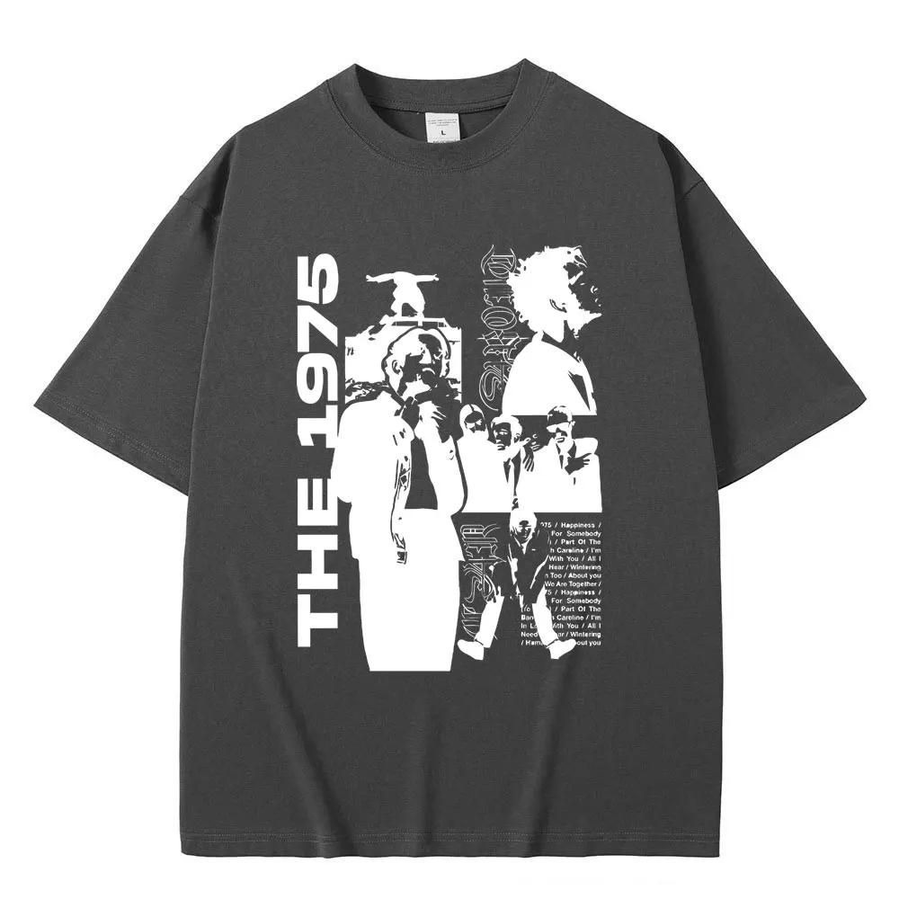 

Rock Band The 1975 Being Funny in A Foreign Language Print Tshirt Matty Healy Graphic T Shirts Indie Alternative Fashion Tshirt S