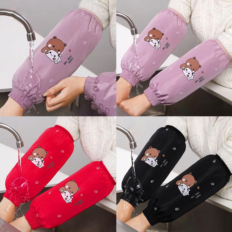 1 para rękawów ochronnych przeciw zabrudzeniom, wodoodporny, wzór z kreskówki, odporny na zabrudzenia, mankiety ochronne, rękawy na ręce odporne na brud