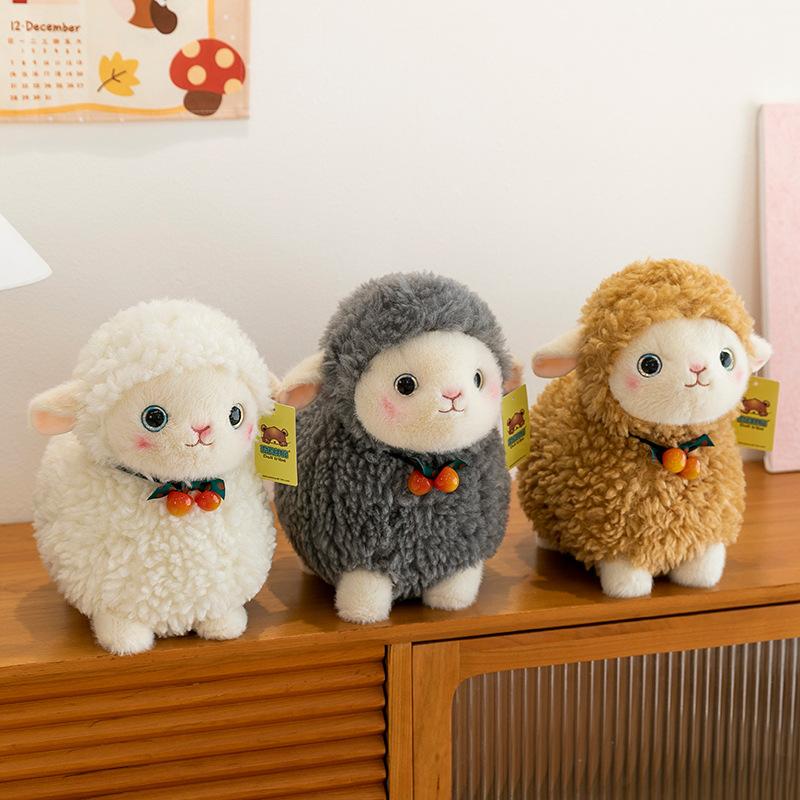 New Cute Sheep Plush Doll Soft Cute Lamb Doll Children's Soothing Toy Birthday Gift