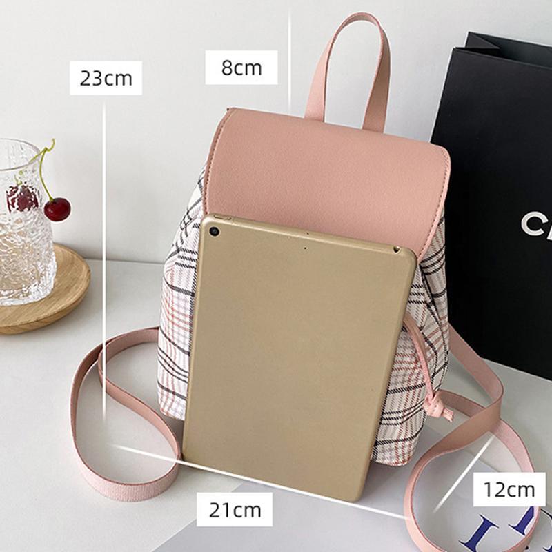 Korean Style Backpack For Women Bucket Bag School Bag For Middle School Students