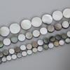 39cm Natural Black Disc Pearl Beads for Jewelry Making DIY Bracelet Necklace Earring