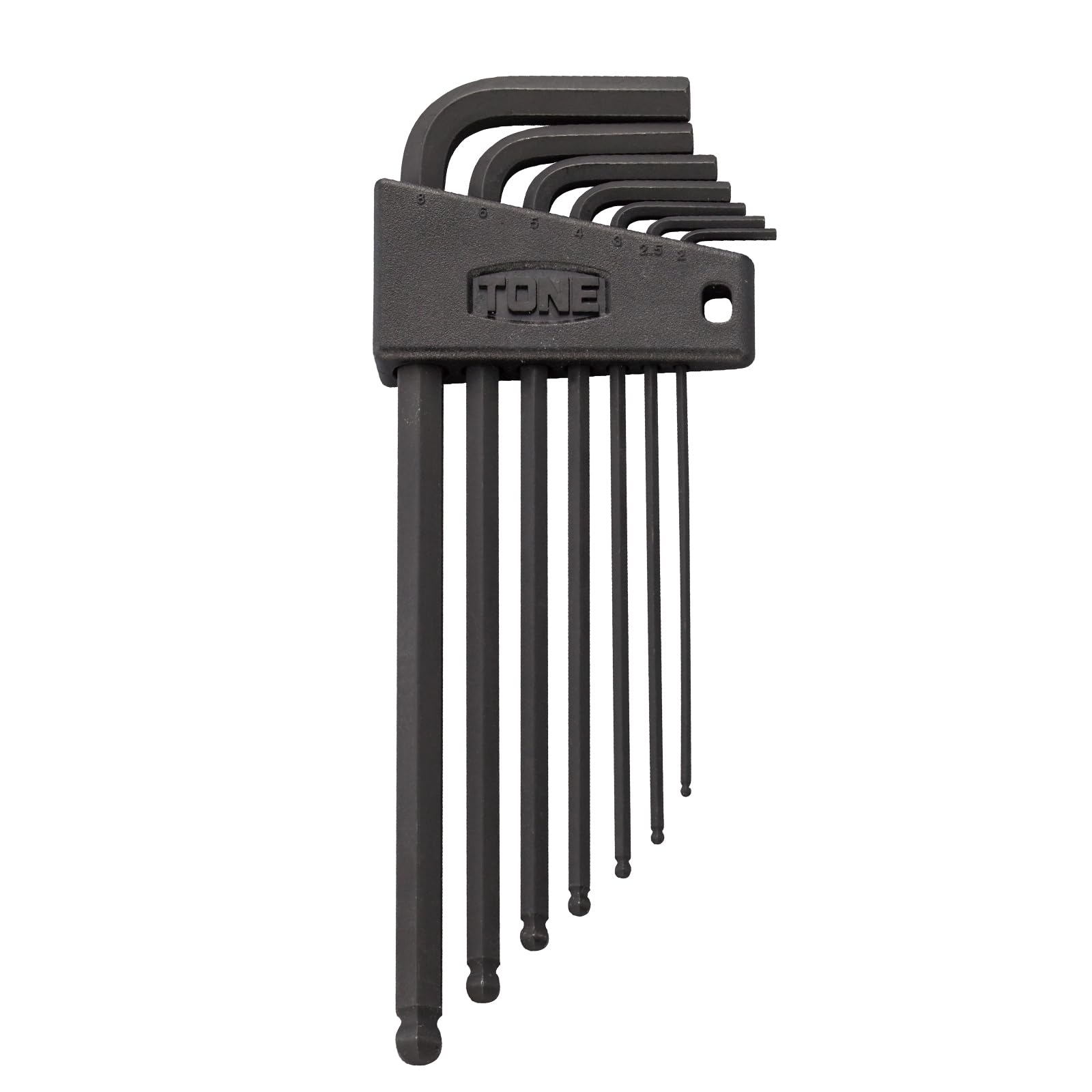 

TONE Long Ball Point Wrench Set 7 Pieces L-Shaped BPL700, чёрный