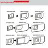 Noth's Four-in-One SIM Card Adapter Set with Tray, Pin, and Conversion Kit