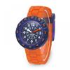 Flick Flack Fcsp103 Città della Vita Arancio Mattone Orologio in Poliuretano per Bambini