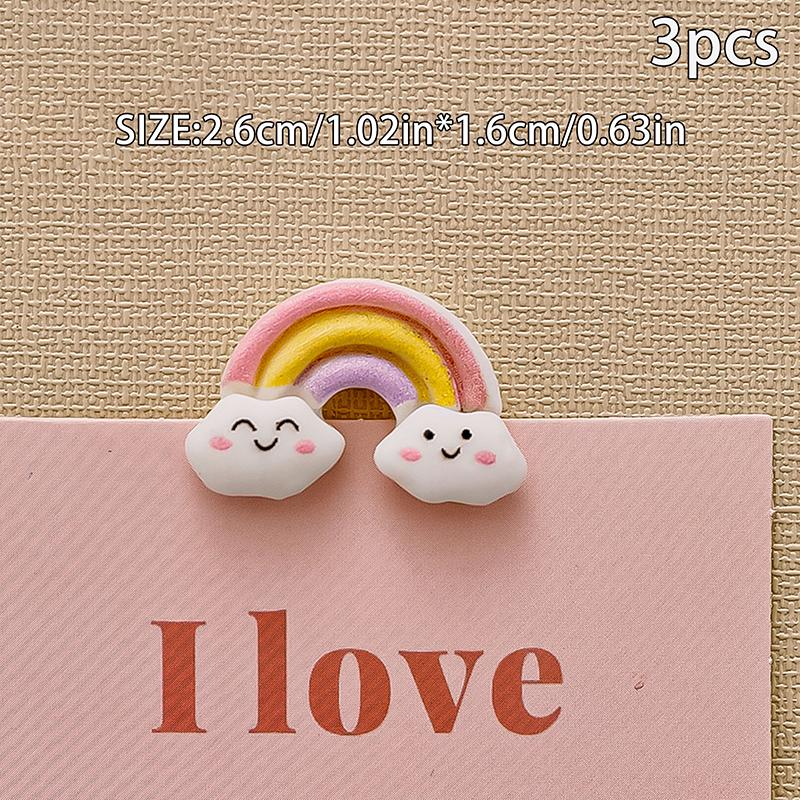 

3 шт. Мини-мультяшные наклейки на холодильникподходят для кофеенмагазинов повседневного спросакреативное украшение для дома