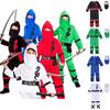 Ninja Power Boys Costume Martial Arts Japanese Samurai Warrior Dress Fancy