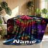 Custom Name Personalized Teenage Ninja Turtles Print Blanket, Home Decor, Bedroom, Sofa, Camping, Couch, Gifts for Birthday Christmas