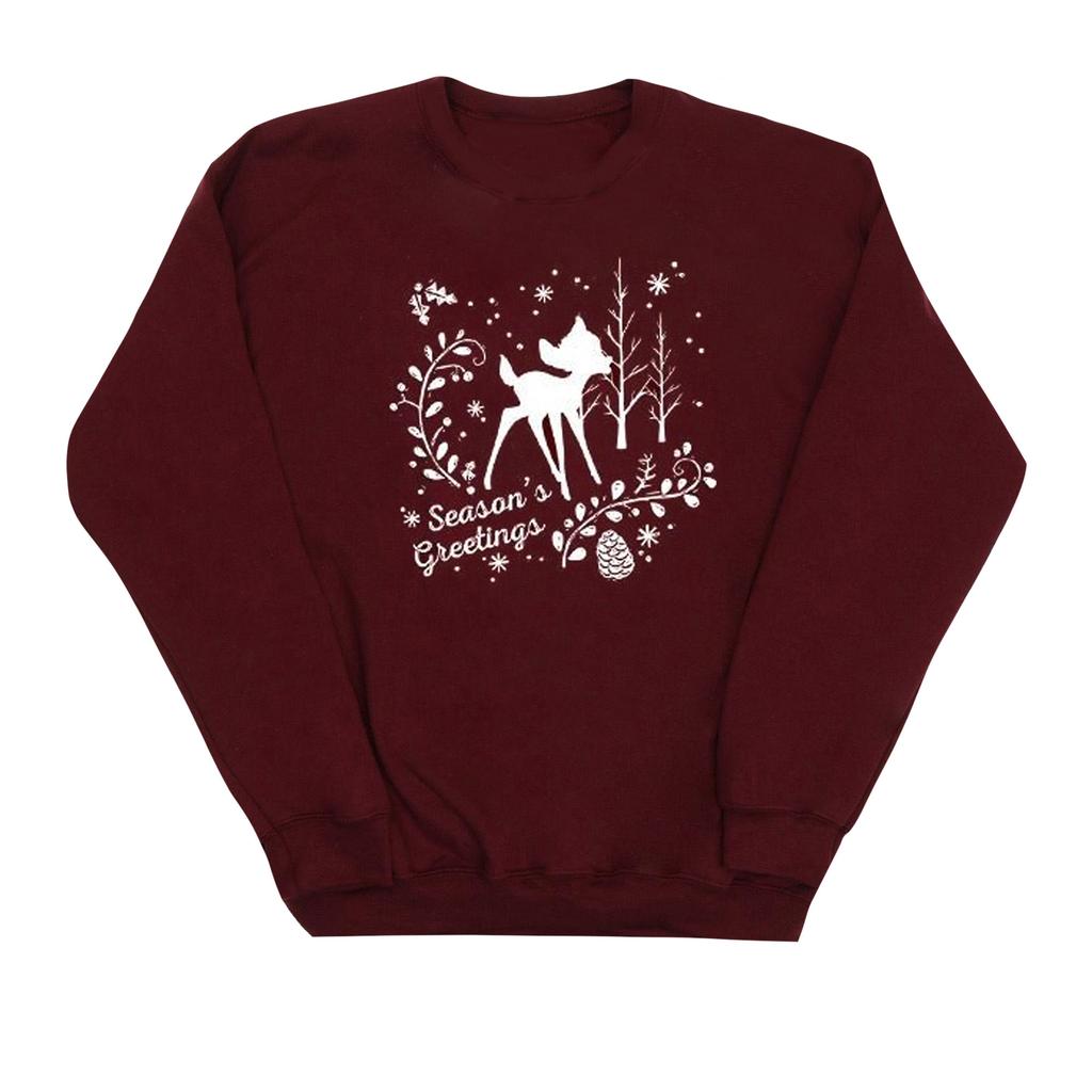 Disney Girls Bambi Christmas Greetings Sweatshirt