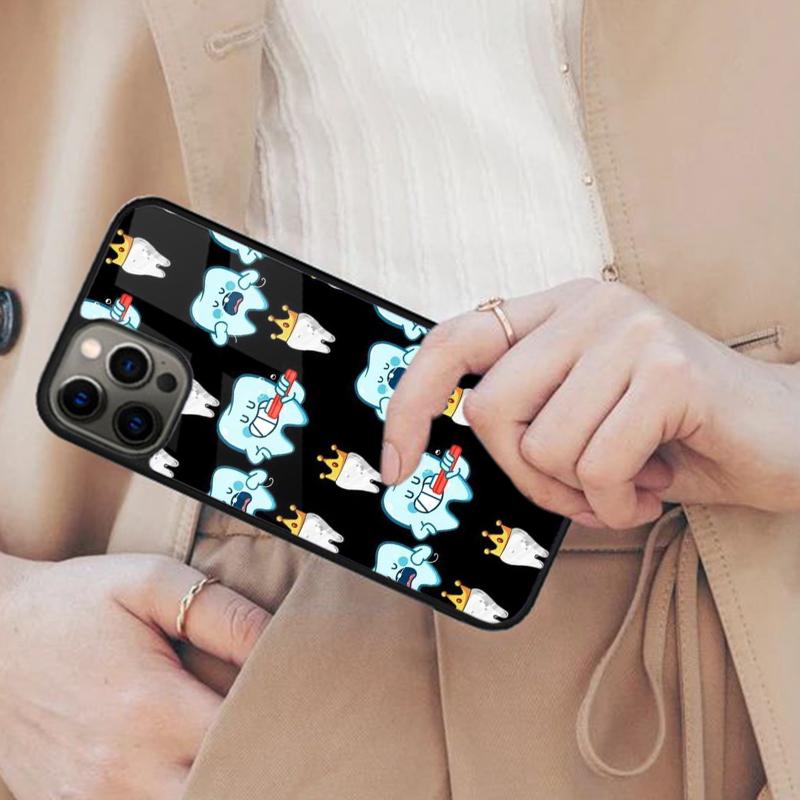 

Cute Tooth Dentist Magnetic Phone Case For APPLE iPhone 17 Air 16 14 13 12 Pro Max 15 Plus Wireless Charge With MagSafe Cover iPhone 14