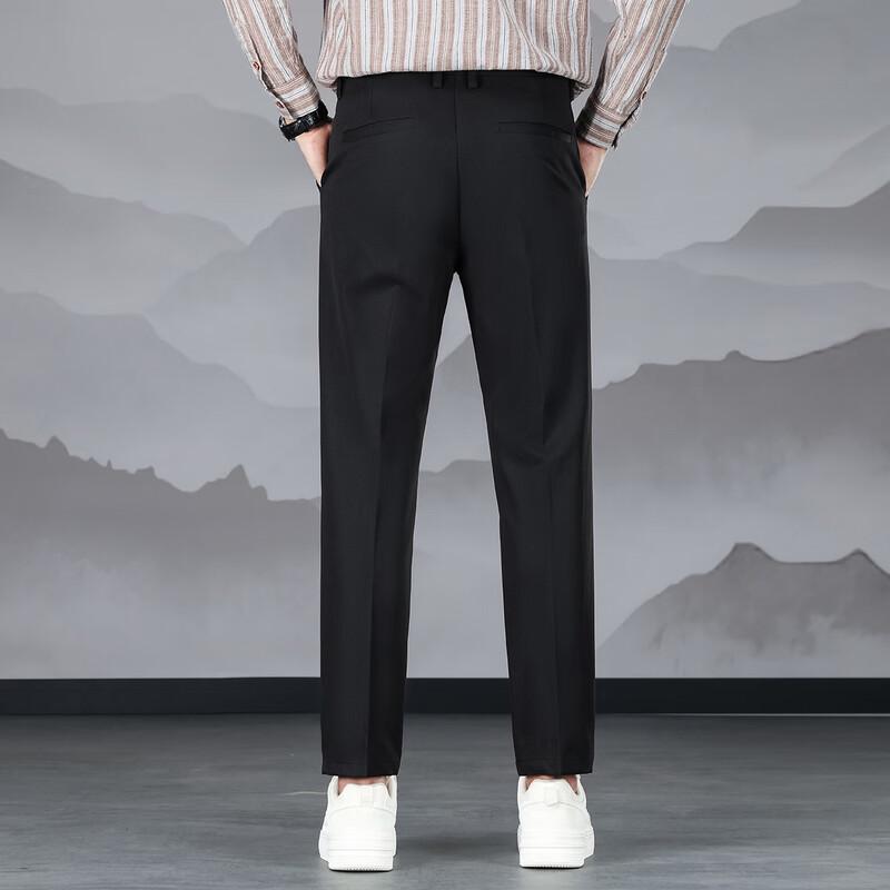 JEEP Men's Relaxed Fit Business Casual Straight-Leg Pants