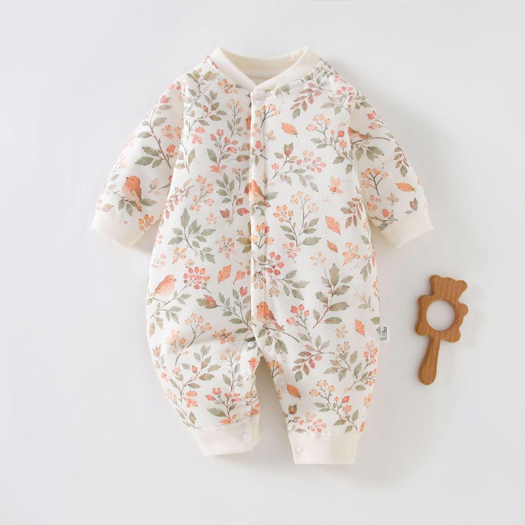 40g Thin Cotton Toddler Jumpsuit: Universal Warm Casual Romper for Infants, Boys and Girls, Autumn/Winter