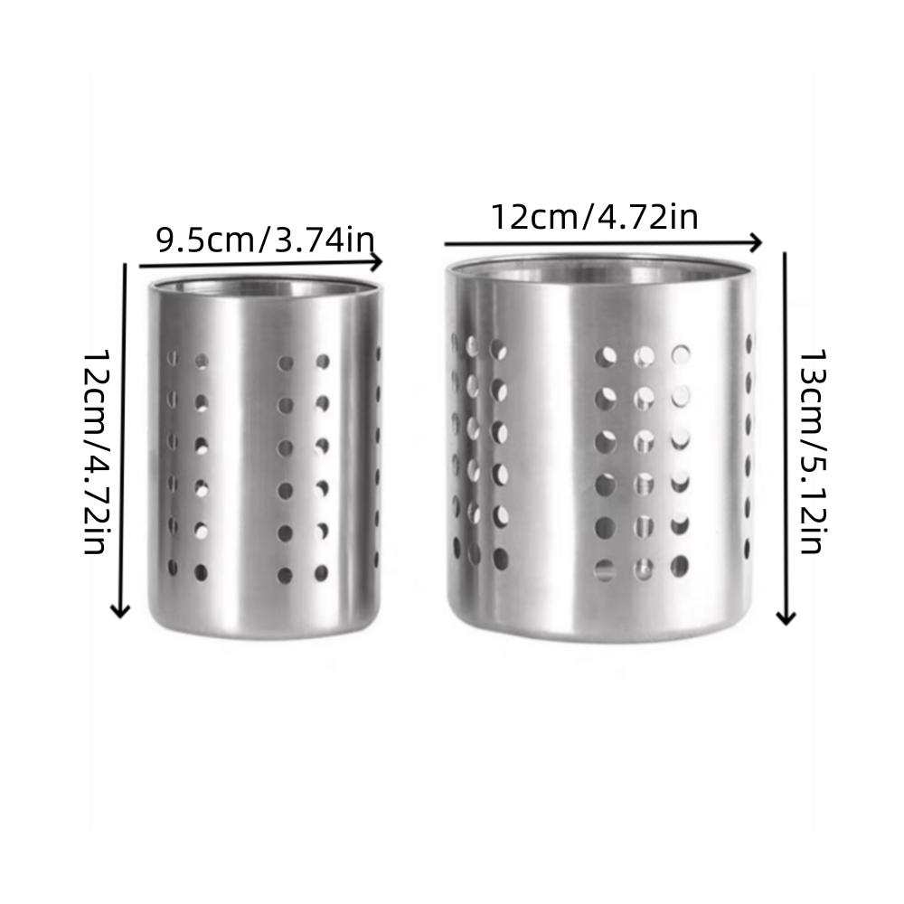 1pc Kitchen Cutlery Utensils Holder Stainless Steel Chopstick Holder Silverware Drying Basket Spoon Draining Basket Chopstick tu