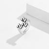 Fashion ZZZ Letter Ring for Men Retro Style Elegant Trendy Simple Index Finger Ring