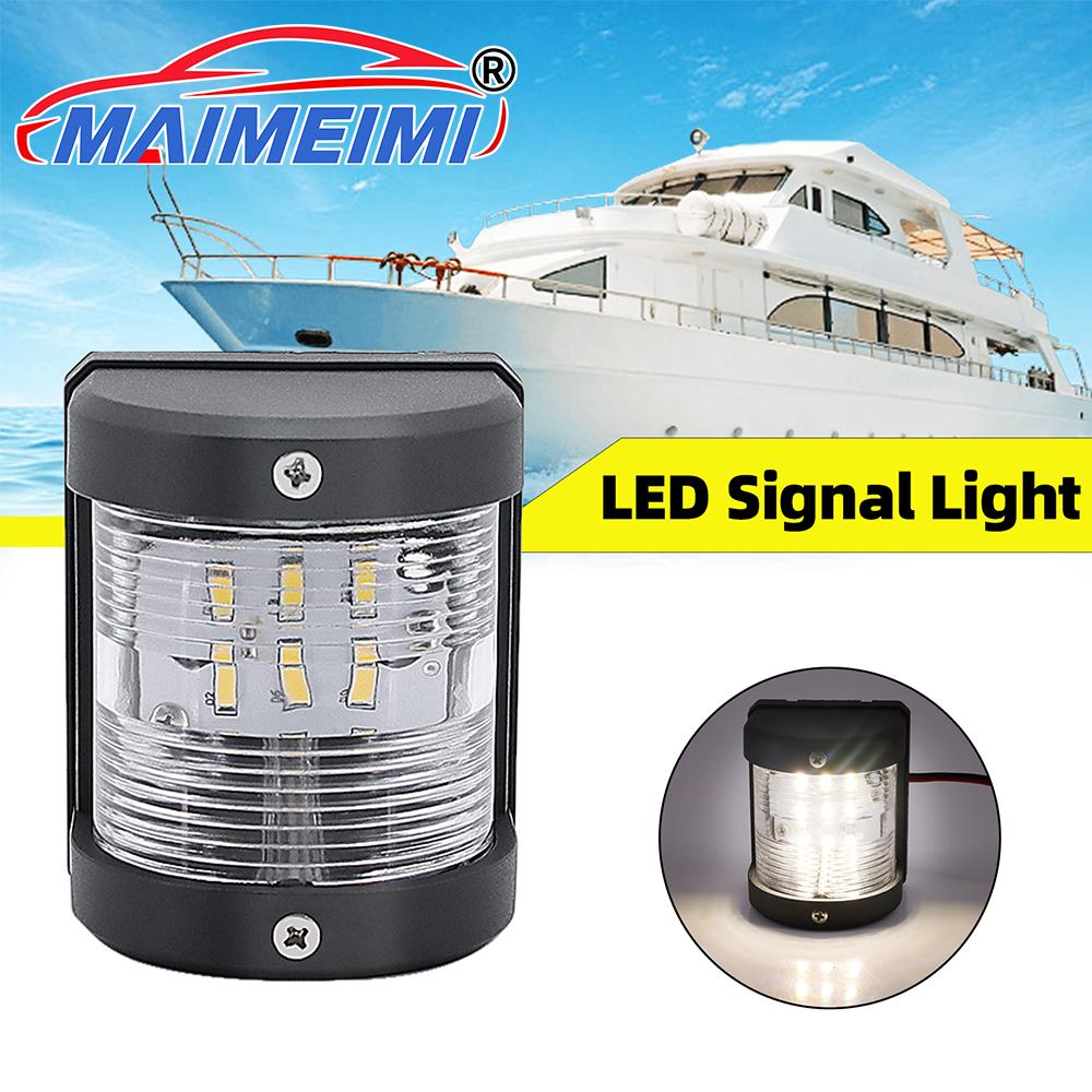 12V LED Marine Bi-Color Navigation Light Waterproof Boat Side Red Green Bow Light Sailing Signal Light Navigation Signal Lights LED signal Light