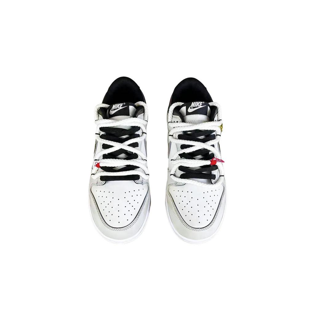 Nike Dunk Low Maris Sal Bubbles, All In Line Abrasion Resistant Low Top Skateboard Shoes Unisex Gray Brown HF5441-100(Team528-)
