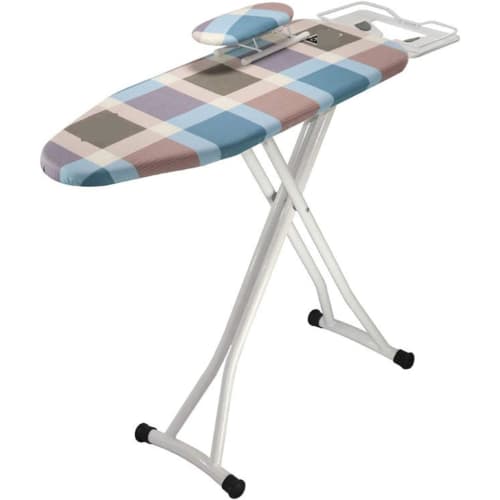 Professional Ironing Board, Lightweight and Durable, with Leg Stoppers for Stability, 8 Height Adjustments, Heat-Resistant, Space-Saving, Breathable K
