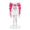 Animation Hololive anchorwoman acrylic insert card white blowing snow summer color festival animation peripheral decoration