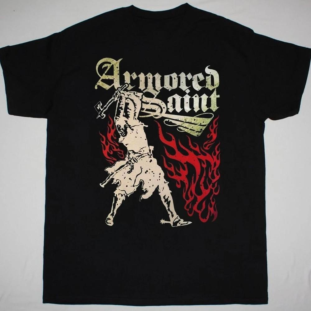 

Armored Saint Graphic T-Shirt Short Sleeve Cotton Black Men Size S to 5XL16D331 Unisex T-Shirt M