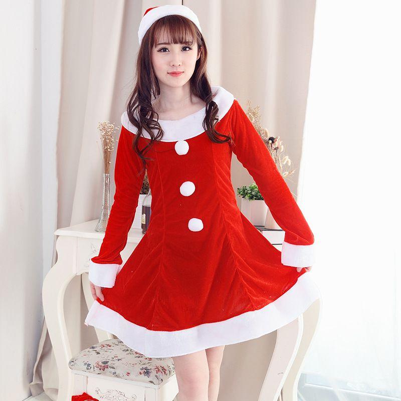 Classic Women Santa Claus Christmas Costume Timeless Design For Holiday Celebrations