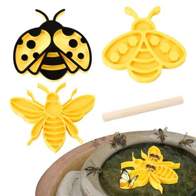 Bienen-Trinkstation Insekten-Wasserspenderbecher Schmetterlingsfutterspender mit Holzpfahl
