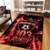Tappeto FC Spartak Trnava per Soggiorno Camera da Letto Decorazione Divano Casa, Tappetino Antiscivolo per Giochi Bambini