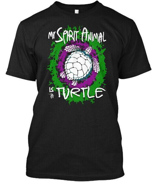 A Turtle My Spirit Animal Tee T-Shirt Made in the USA Size S to 5XL Unisex T-Shirt
