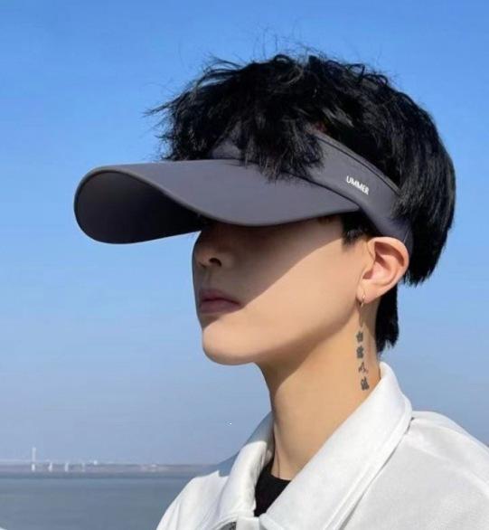 UV cap summer empty top sun hat outdoor face covering running sports sun protection hat sun hat cycling