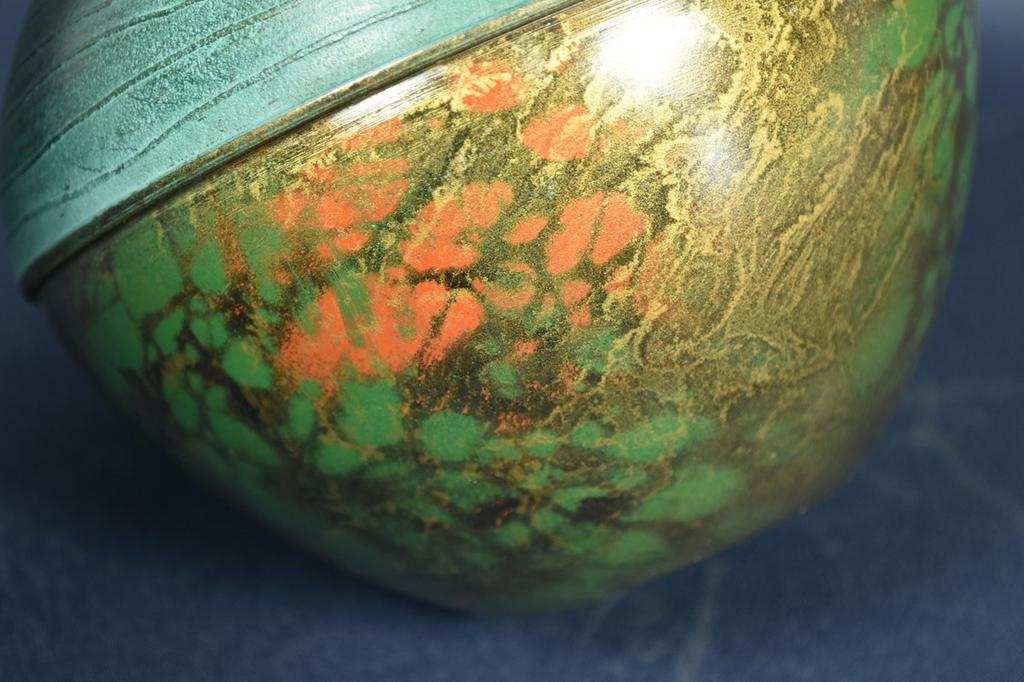 Japanese Metal Flower Vase Special Alloys Traditional Crafts