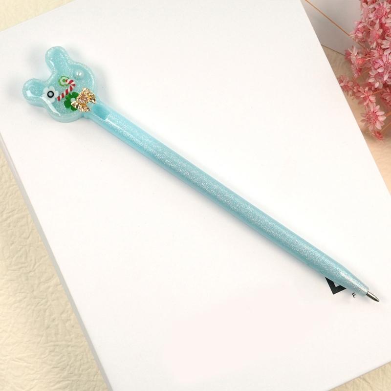 Ballpoint Pen Silicone Molds Resin Casting Mold DIY Daily Stationery Mold for Making Animals Star Moon Heart Pen Gift