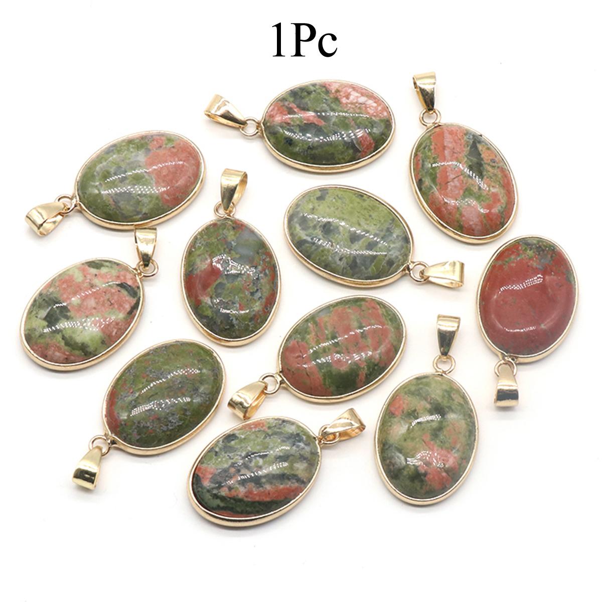 

1 шт., хрустальный кулон с целительным эффектом Рейки, энергетический натуральный камень опал бирюзовый агат овальные подвески для изготовления ювелирных изделий своими руками ожерелье креативные подвесные аксессуары 1Pc/25×19mm