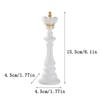 2026 Trending Chess Decor Set,King Queen Knight Chess Piece Decor Sculpture Ornament Collectible Figurine for Home House Office