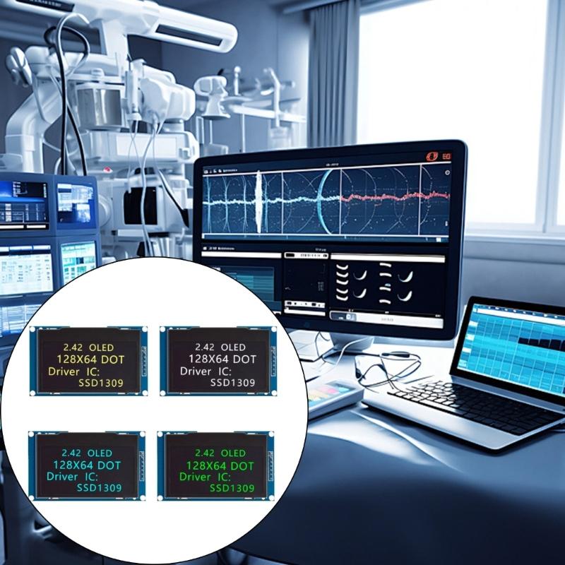 High Contrast Screen Module 2.42Inch With SSD1309 Driver Chip SPI/IIC Compatibility Low Power Consumption