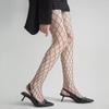 Bunte Stern Diamanten Fischernetz Strümpfe Sexy Damen Heißer Strass Strumpfhose Mode Punkt Strumpfhose Dünne Strumpfhose für Damen Party