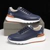 European Station New Men'S Casual Shoes Breathable Sneakers Comfortable Running Fashion Trendy Shoes