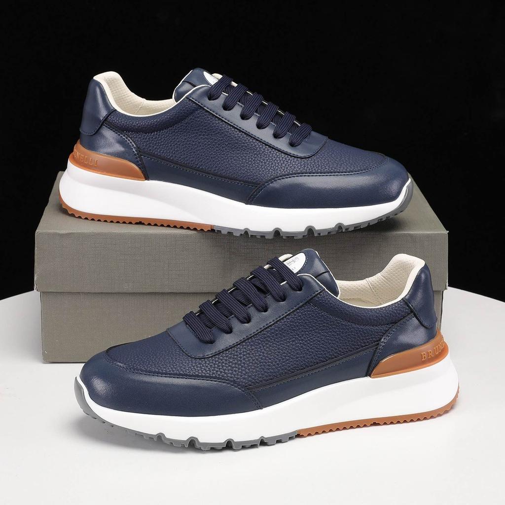 European Station New Men'S Casual Shoes Breathable Sneakers Comfortable Running Fashion Trendy Shoes