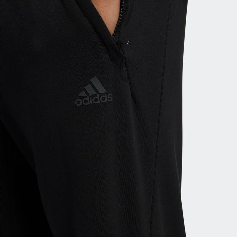 adidas Alphabet Pattern Sports Pants Men Bottoms Black HE2911