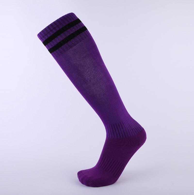 Fabrikpreis Mann Strapazierfähig Individuelles Design Griffige Socken Anti-Rutsch Jugend Fußball Kompression Lang Sport Mann Junge Socken