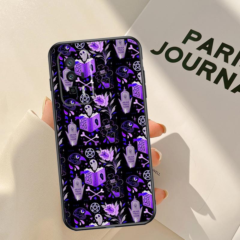 Girly Pastel Witch Goth Case For Xiaomi 14 15 Ultra 13T 14T 15T Pro 17 Pro Max POCO X7 Pro X3 X5 X6 F5 F6 F7 F8 Coque