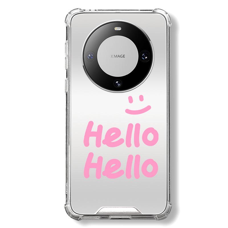 

Чехол для мобильного телефона Huawei Mate60 для 50/40Pro и Nova11/10/9 - Зеркальный чехол с браслетом для P60/50. Huawei Nova 8 PRO