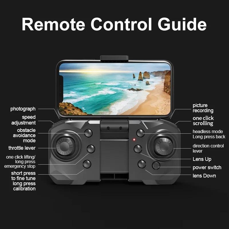 Foldable Mini Brushless Motor Drone, Quadcopter Remote Control Aircraft, High-definition Aerial Photography, Optical Flow Positioning