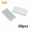 20pcs DIY Building Blocks Figures Bricks Smooth 3x6 Educational Creative Size Compatible With Leduo Plastic Toys for Children