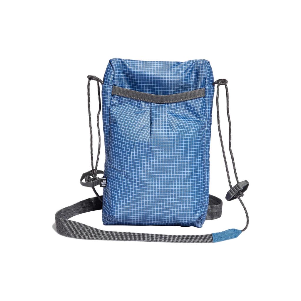 New Adidas Originals Recycled Polyester Sports Bag, Cell Phone Pouch, Shoulder Bag, Crossbody Bag Unisex Blue HL6729