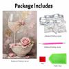 Floral Pearl Painting Handmade DIY Pearl Art Painting Stickers Home Decoration Gifts