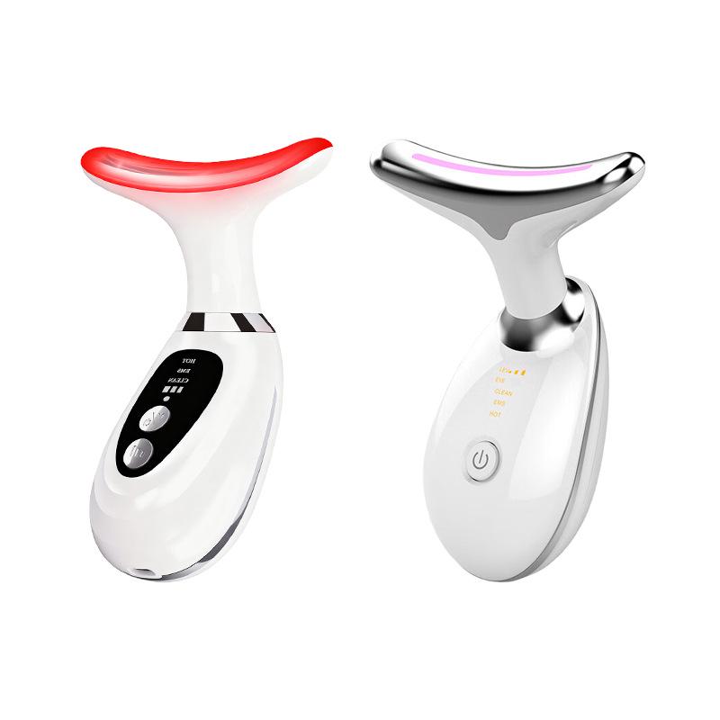 Portable Anti-Wrinkle Neck & Nasolabial Massager | Smart EMS Beauty Device