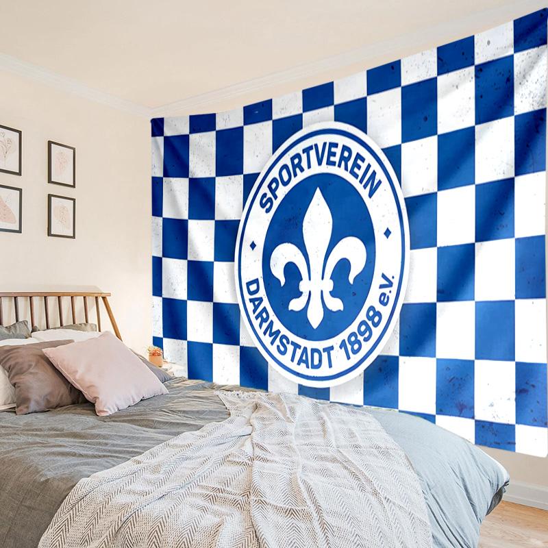 Sport Darmstadt  Tapestry, Unique Design Tapestry, Wall Decor for Bedroom,Livingroom, Playroom,Heartwarming Fan Holiday Gifts