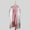 Color matching mohair scarf women's autumn and winter advanced sense thickened warm versatile scarf simple versatile scarf