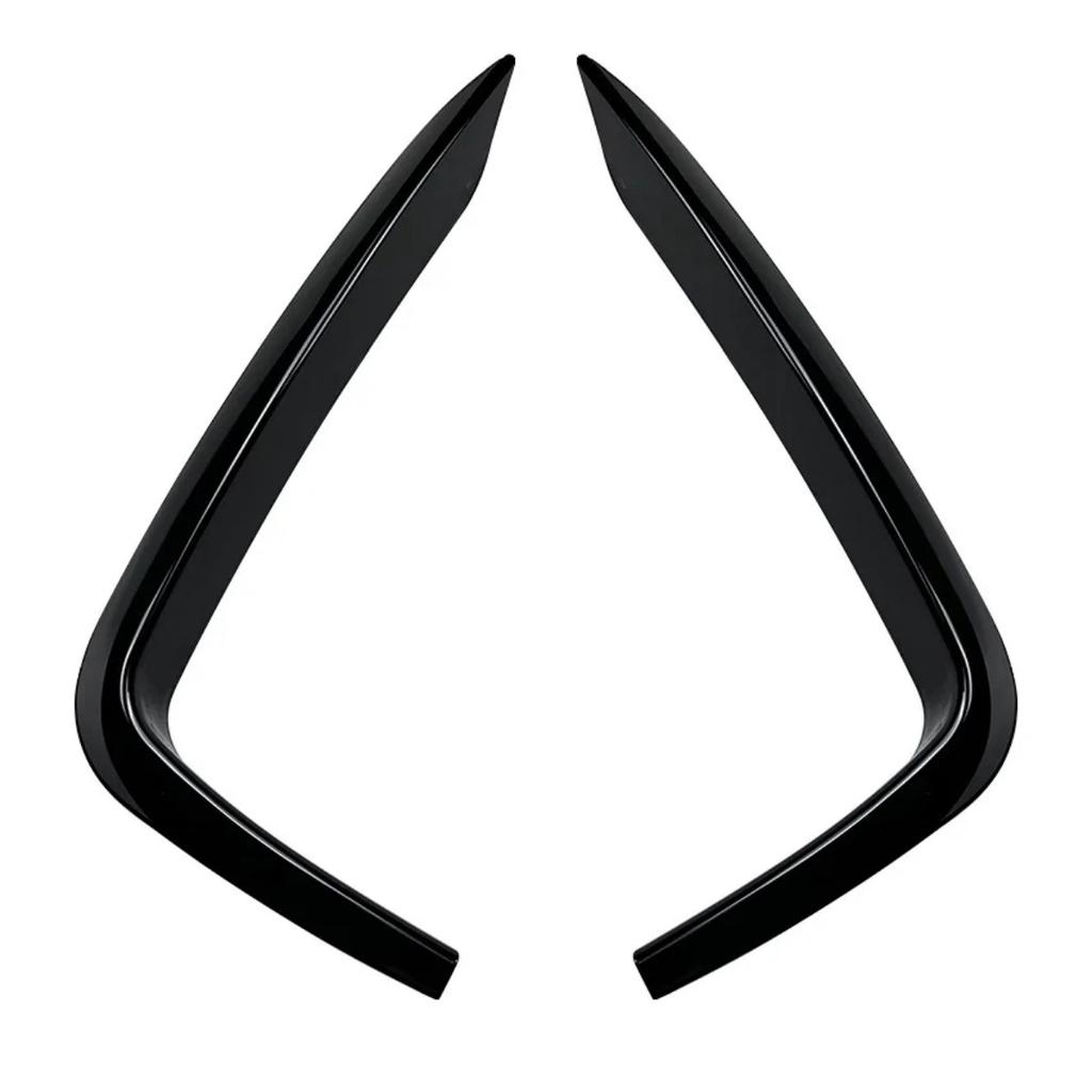 Paar Frontstoßstangenlippe Splitter Seitenschweller für BMW F22 F23 F87 M2 M Sport 2014-2022 Nebelscheinwerferabdeckung Zierleiste