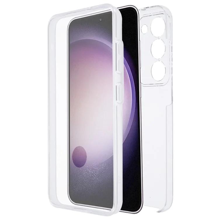 

Чехол для Samsung Galaxy S24 с ПЭТ-пленкой ТПУ + акриловый защитный чехол для телефона